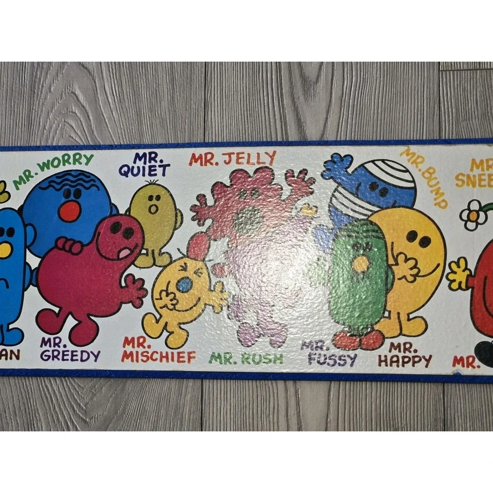 Mr. Men Wall Plaque Art Wooden 59